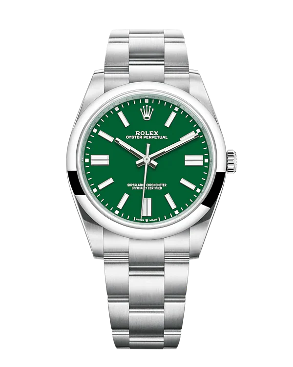Rolex Oyster Perpetual Green 41mm 124300